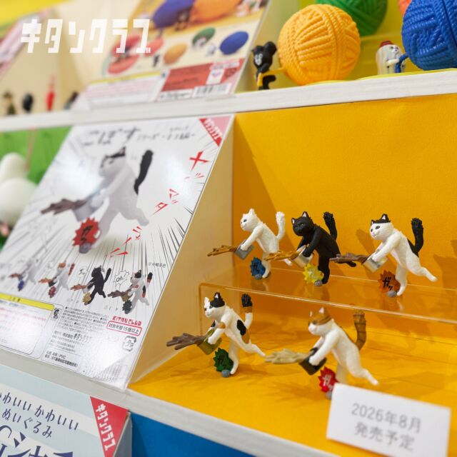 .
＼📢新商品展示中／

💥こぼしまくるドジっ子猫フィギュア、爆誕💥

【#こぼすシリーズ おみそ汁ネコ編】を
#ガチャガチャ展 in神戸 で先行展示中🐱🍲

思わず「大丈夫!?」と言いたくなる姿にご注目👀✨

※夢中になりすぎて躓かないようご注意ください⚠

🔗https://dmdepart.jp/museum/kobe/gachagachaten/