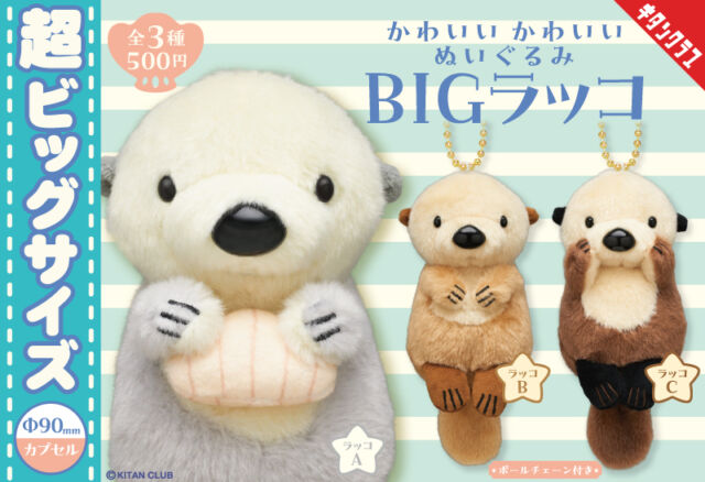 .
＼📢発売情報／

🦦でっかいラッコ、登場！

全長約170mmのBIGサイズ✨
カプセルにぎゅうぎゅうに詰まった姿もかわいい💕

ふわふわ生地で、思わず撫でたくなる手触りです👐

【#かわいいかわいいぬいぐるみ BIG ラッコ】は8/28（金）より全国のカプセルトイ売場で順次発売！
https://kitan.jp/products/kkn_bigseaotter/

#カプセルトイ #ガチャガチャ #ガチャ #カプトイ #ラッコ #ぬいぐるみ 

🦦 A BIG sea otter is here! This adorable plush measures about 170mm long and comes packed snugly inside its capsule—how cute is that? 💕

Made with super-soft, fluffy fabric, it’s practically begging for a cuddle! 👐

【かわいいかわいいぬいぐるみ BIG ラッコ】will be available at capsule toy machines across Japan from August 28!

#SeaOtter #Plushie #CapsuleToy #Gachapon #Gacha #Kawaii #CutePlush #KitanClub #JapaneseCapsuleToys