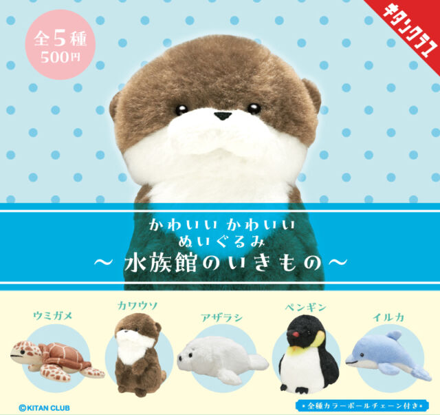.
とにかく可愛さに全振り💕
【#かわいいかわいいぬいぐるみ 水族館のいきもの】
１・２・３が全国のカプセルトイ売場にて再販中🐬🐢🦦

gashacocoではノベルティキャンペーンも実施中✨
ぜひチェックしてください👀

https://kitan.jp/products/kkn_suizokukan/
https://kitan.jp/products/kkn_suizokukan2/
https://kitan.jp/products/kkn_suizokukan3/

#カプセルトイ #ガチャガチャ #ガチャ #カプトイ #水族館 #いきもの #ラッコ #サメ #シャチ #ペンギン #カワウソ #カメ #イルカ #ぬいぐるみ